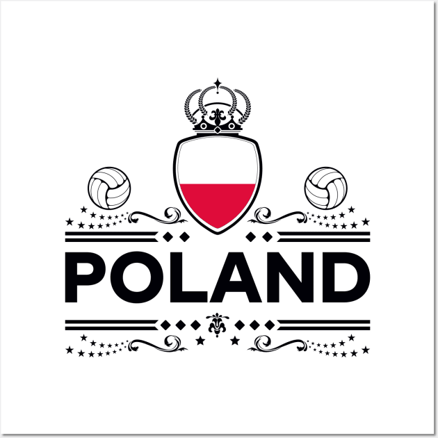 POLAND FOOTBALL | VINTAGE EDITION Wall Art by VISUALUV